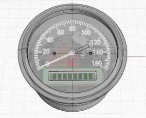 Converted speedometer - C