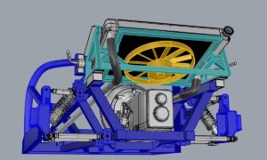 Rear radiator mounting and water plumbing-for eastwood tri-flow aug-19-2018 -a