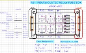 (wiring view) Rear Relay-Fuse Box (RB-1)
